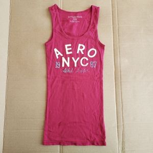 Aeropostale Maroon Red Tank Top